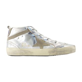 Golden Goose Mid Star Trainers - female - Golden Goose - Sneakers - Gray - 3 UK - Shoes