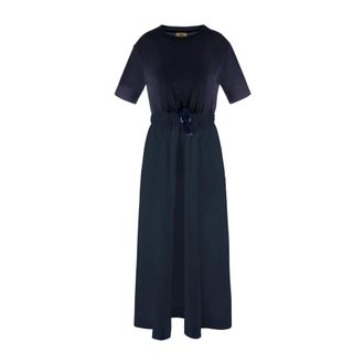 Herno Midi Dresses, female, Blue, Size: XL Blue Dress for Women