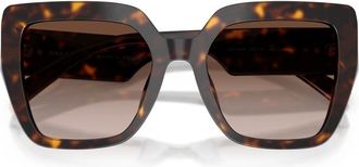 Dolce & Gabbana Zonnebril - Dames - Zonnebrillen - Bruin - 54 MM - Accessoires