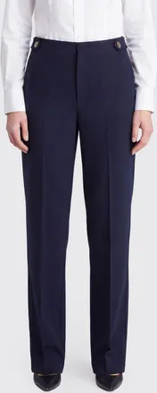Liu Jo Pantaloni straight in cr&ecirc;pe a vita media con chiusura laterale