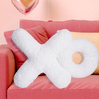 OEM Coj&iacute;n Navide&ntilde;o Creativo Con La Letra Xo Para Decoraci&oacute;n Del Hogar, Coj&iacute;n Con La Letra Del D&iacute;a De San Valent&iacute;n, Adorno Para Coj&iacute;n