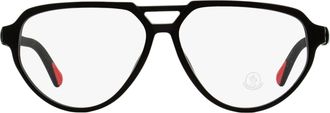 Moncler ML5162 Pilot Acetate Eyeglasses - Black