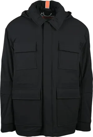 Dekker Siluro Jacket With Removable Hood And Quilted Interior