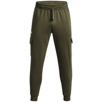 Under Armour Rival fleece-joggingbroek met cargozakken voor heren (Marine OD groen)
