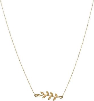 Italian Gold, Inc 10K Olive Leaf Necklace
