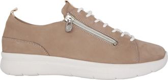 Ganter Wide Fit Sneaker - Taupe - Dames - Sneakers - Beige - 38 1/2 EU - Schoenen