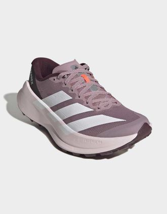 adidas Terrex agravic sl - Scarpe da trail running color malva magico e bianco nuvola-Viola
