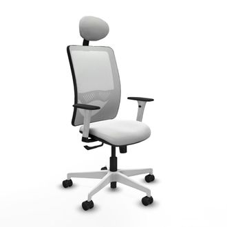 Piqueras y Crespo Silla De Oficina Piqueras Y Crespo Zulema Blanca Espuma Alta Calidad