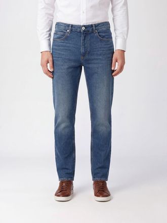 HUGO BOSS Jeans skinny fit in denim di cotone a vita media