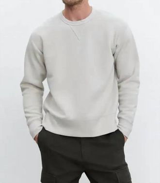 Velvet Isamu Crew Sweatshirt In Ancient