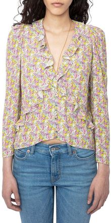 Zadig&Voltaire Tresse Crepe Liberty Wings Shirt