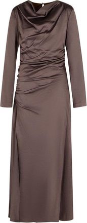 SIMKHAI Odessa Dress In Chocolate Acetate Blend