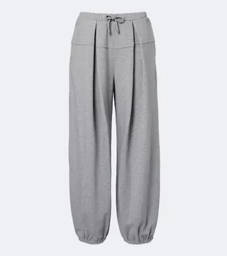 Sportmax Pantaloni sportivi in misto cotone