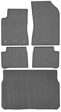 OEM Juego De Alfombrillas De Goma Para Coche Y Alfombrilla Para Maletero Para Citro&euml;n C3 Iii Hatchback Desde Enero De 2017