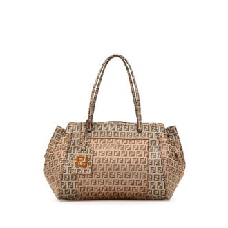 Fendi Pre-owned Fendi Zucchino Nylon and Spalmati Grande Pillow Tote Ladies 2211 8BN174 WTQ 079