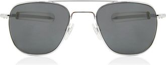 American Optical Original Pilot 2GYN Mens Sunglasses Silver Size 52