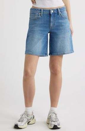 BP. Low Rise Baggy Jort Shorts in Western Wash at Nordstrom, Size 30