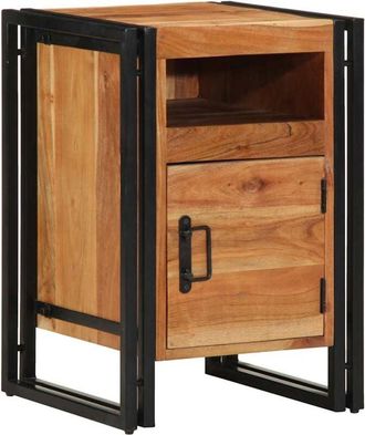 vidaXL Bedside Cabinet 40x40x59 cm Solid Wood Acacia Vidaxl