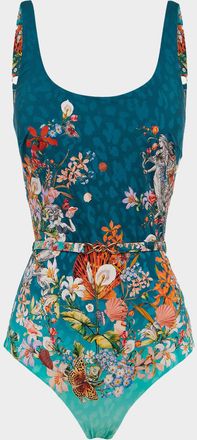Aqua Blu Australia Nicola Belted One-Piece Swimsuit