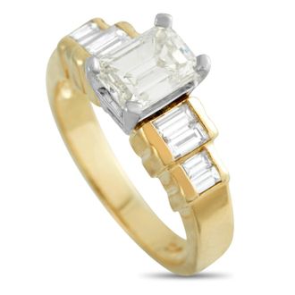 Luxury Bazaar 14K Yellow Gold 1.70ct Diamond Ring MF25-011626