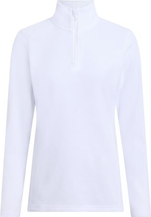 McKinley Fleeceshirt MCKINLEY Langarmshirt Amarillo HZ FL W, Damen, Gr. 38, wei&szlig;, Obermaterial: 100% Polyester, Shirts Fleeceshirt
