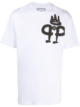 Philipp Plein T-shirt met ronde hals - Wit
