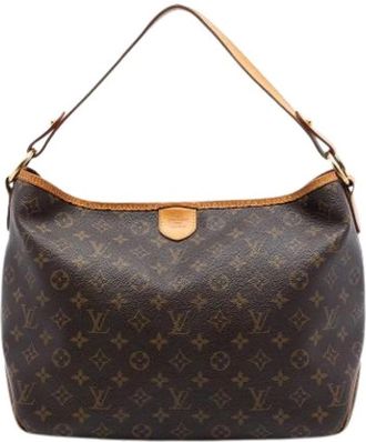 Louis Vuitton Pre-owned Delightful PM - Dames - Vintage Schoudertas - Bruin - ONE Size - Leer - Vintage