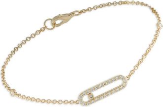 Luxury Bazaar 14kt geelgouden armband met diamant