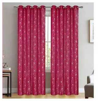 Trade Shop Trade Shop - Tenda Tullia Cuori Pannello Singolo 8 Borchie Porta Finestra Bastone 140x280 Cm
