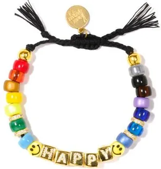 Venessa Arizaga Cloud Nine Bracelet Happy in Black at Nordstrom
