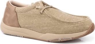 Roper Mens Clearcut Low Canvas Chukka Shoe In Tan