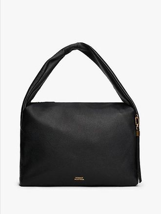 Tommy Hilfiger Bolso Hobo City de piel con insignia