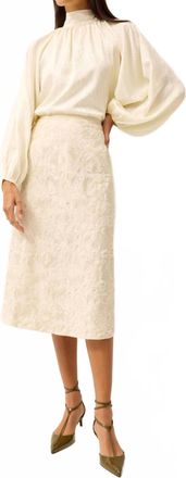 Marie Oliver Oryan Blouse In Ivory