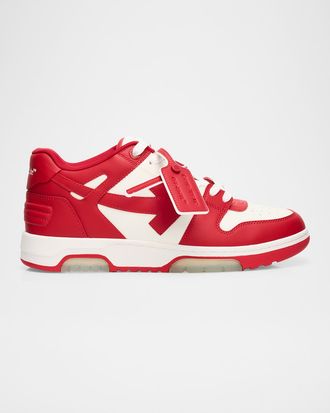 Off-white Men & apos;s Out Of Office Leather Sneakers