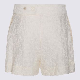 Jil Sander Womens Shorts Porcelain _co Pa Pu