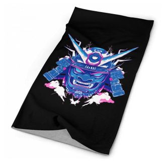 Generic Samurai Mask Japanese Multifunctional Outdoor Headwear Breathable Bandana Neck Warmer Face Mask Comfort Neck Gaiters