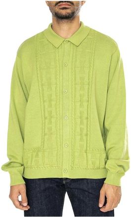 HUF Cardigan - Heren - Vesten - Groen - L - Truien & Vesten