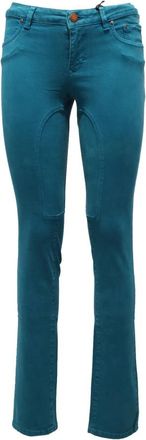Siviglia Stretch turquoise delave broek - Dames - Skinny Jeans - Groen - W26 - Jeans