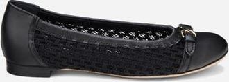 AGL Monia Ballet Flat in Black Fabric at Nordstrom, Size 40.5
