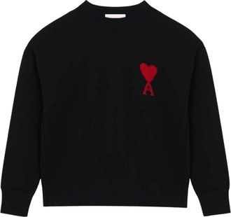 Ami Dames, Truien, Zwart, Maat: XS
