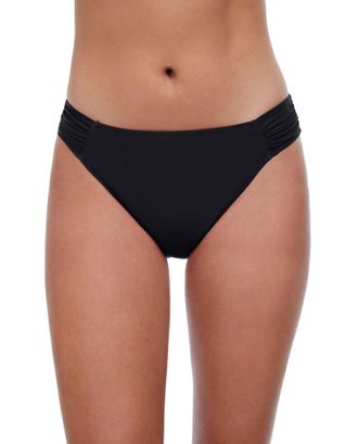 Gottex Side Tab Hipster Bikini Bottom In Tutti Frutti Black