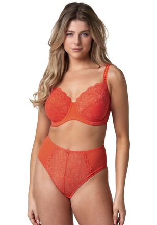 After Eden Panty BO, Damen, Gr. M, orange, Spitze, Obermaterial: 89% Polyamid, 11% Elasthan. Zwickel: 100% Baumwolle, AFTER EDEN D-CUP & UP, unifarben, k&ouml;rpernah