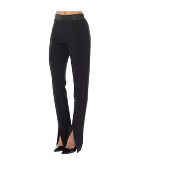 Nenette Slim-fit Trousers, female, Black, Size: S Pantalone