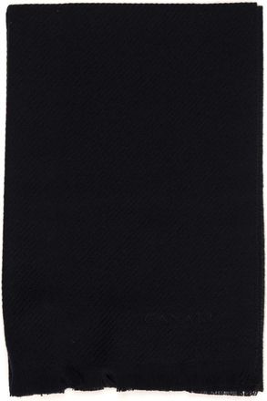 Canali Wollen Sjaal met Diagonale Print - Heren - Sjaals - Blauw - ONE Size - Wol - Accessoires