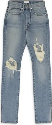 Rhude Blue Distressed Womens Skinny Jeans
