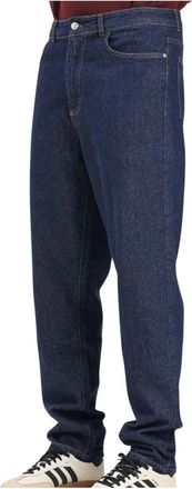 GCDS Straight Jeans - Heren - Loose Fit Jeans - Blauw - W32 - Katoen - Jeans