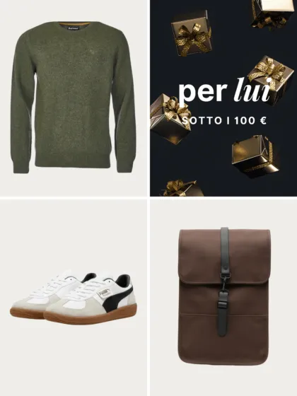 Regali di Natale 2024, le idee fashion per il fidanzato a meno di 100€