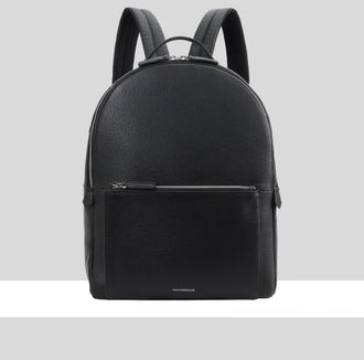 Paul Costelloe Mens Vinny Leather Backpack - Black - One Size
