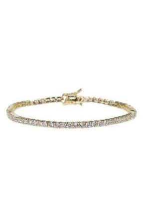 Kenneth Jay Lane CZ Tennis Bracelet in Clear/gold at Nordstrom Rack