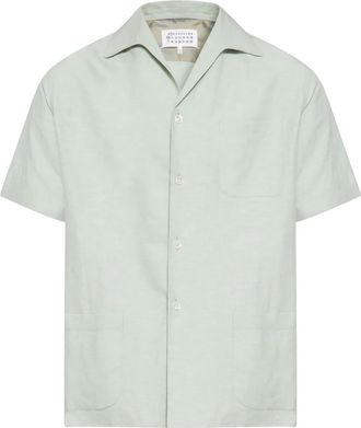 Maison Margiela Camicia in popeline - Blu